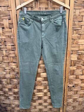 Yoga Jeans Women's Olive Stretch Skinny Jeans